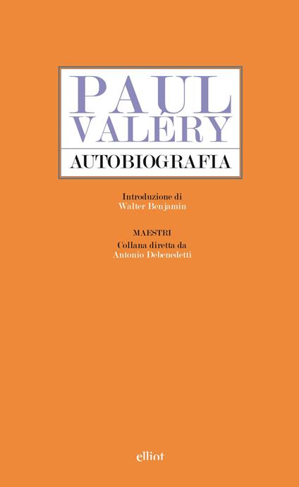 Autobiografia - Paul Valéry - copertina
