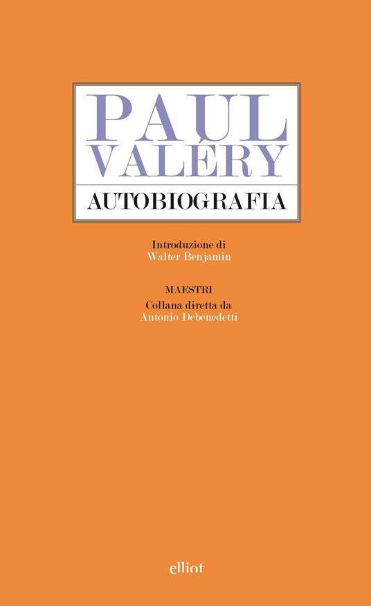 Autobiografia - Paul Valéry - copertina