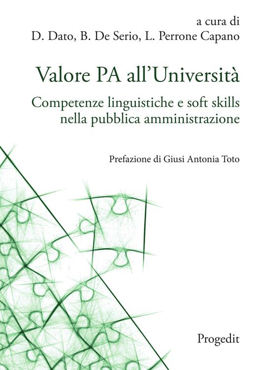 Valore PA all'Università. Competenze linguistiche e soft skills nella pubblica amministrazione - copertina