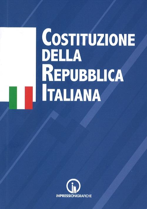 La Costituzione della Repubblica italiana - copertina