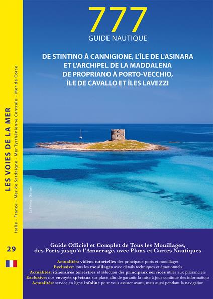 777 de Stintino à Cannigione, île de l'Asinara et archipel de La Maddalena, de Propriano à Porto-Vecchio, île Cavallo et île Lavezzi - Dario Silvestro,Marco Sbrizzi,Piero Magnabosco - copertina