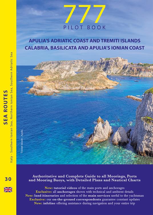 777 Apulia's adriatic coast & Tremiti islands, Calabria, Basilicata & Apulia’s ionian coast - Dario Silvestro,Marco Sbrizzi,Piero Magnabosco - copertina