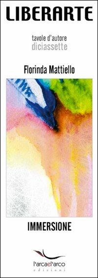 Immersione - Florinda Mattiello,Vincenzo Notaro - copertina
