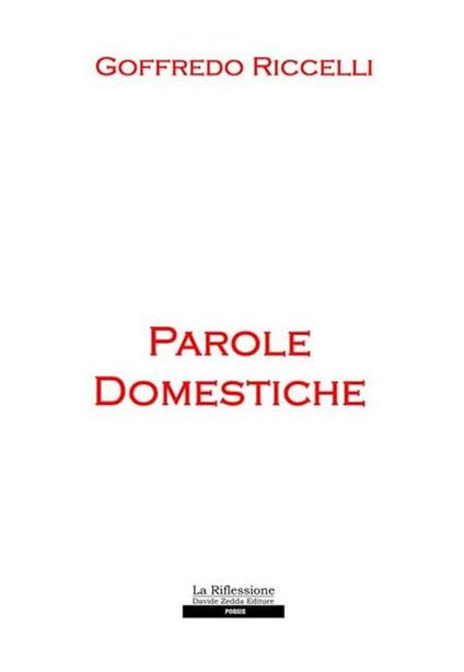 Parole domestiche - Goffredo Riccelli - copertina