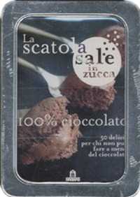 100% cioccolato. 50 ricette per chi non può fare a meno del cioccolato. La scatola sale in zucca. Con gadget