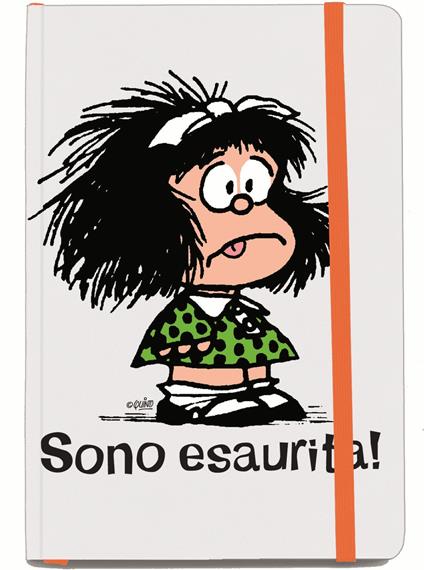 Quaderno Mafalda. Sono esaurita!