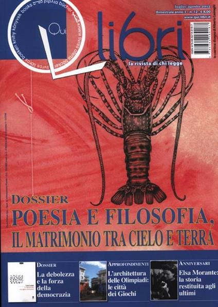 Qui libri (2012). Vol. 12 - copertina