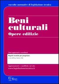 Beni culturali. Opere edilizie - copertina