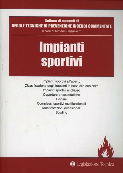 Impianti sportivi - Simone Cappelletti - copertina