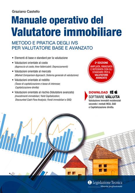 Manuale operativo del valutatore immobiliare. Metodo e pratica degli IVS per valutatore base e avanzato - Graziano Castello - copertina