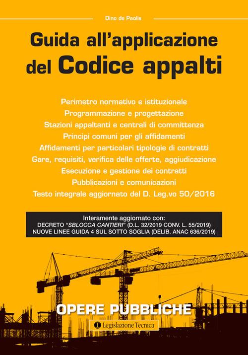 Guida all'applicazione del Codice appalti - Dino De Paolis - copertina