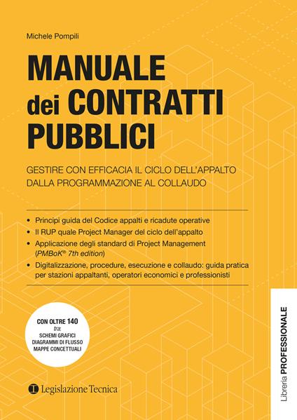 Manuale dei contratti pubblici. Gestire con efficacia il ciclo dell’appalto dalla programmazione al collaudo - Michele Pompili - copertina