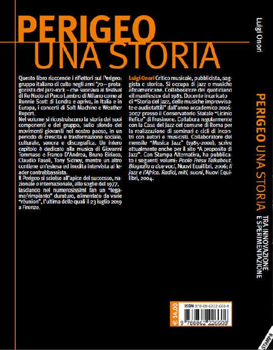 Perigeo. Una storia. Tra innovazione e sperimentazione - Luigi Onori - 2