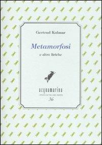 Metamorfosi e altre liriche - Gertrud Kolmar - copertina