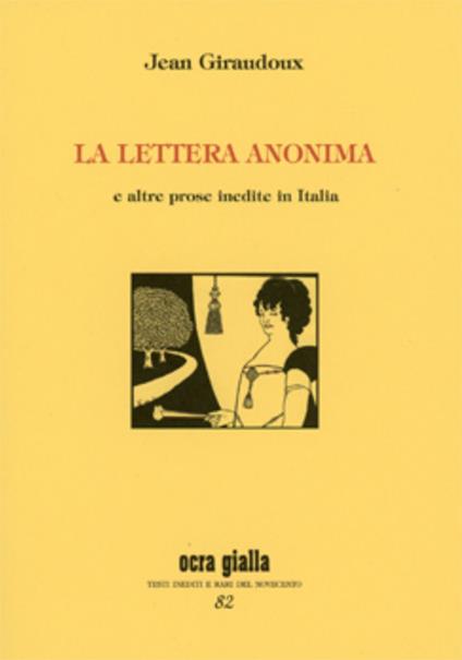 La lettera anonima - Jean Giraudoux - copertina