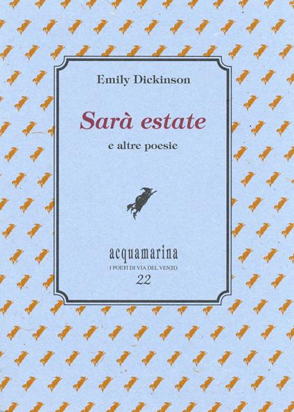Sarà estate - Emily Dickinson - copertina