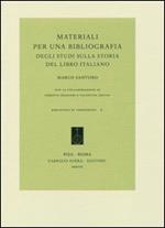 Materiali per una bibliografia degli studi sulla storia del libro italiano