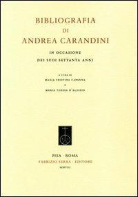 Bibliografia di Andrea Carandini - copertina