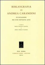 Bibliografia di Andrea Carandini