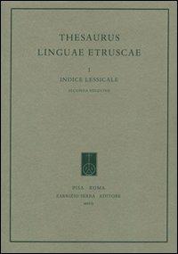 Thesaurus linguae etruscae. Vol. 1: Indice lessicale. - copertina