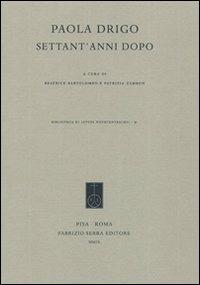 Paola Drigo settant'anni dopo - copertina