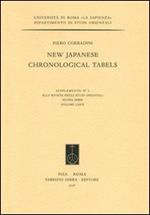 New Japanese Chronological Tabels. Ediz. illustrata