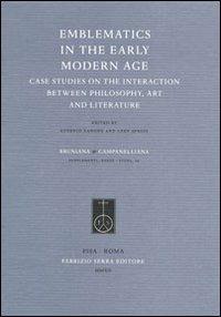 Emblematics in the early modern age. Case studies on the interaction between philosophy, art and literature - copertina