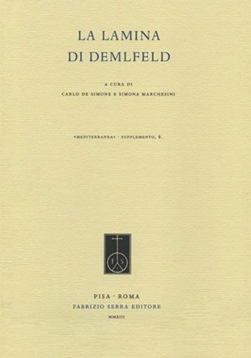 La lamina di Demlfeld - copertina