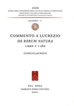 Commento a Lucrezio, De rerum natura, libro V 1-280