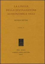 La lingua della divulgazione astronomica oggi