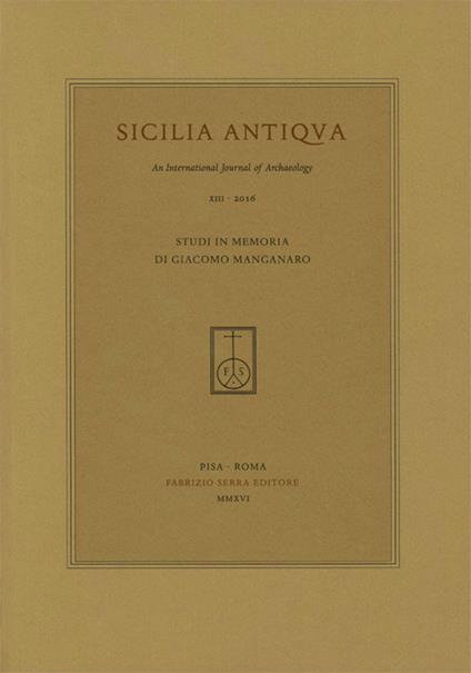 Studi in memoria di Giacomo Manganaro - copertina