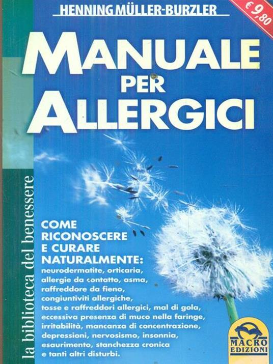 Manuale per allergici - Henning Müller-Burzler - copertina