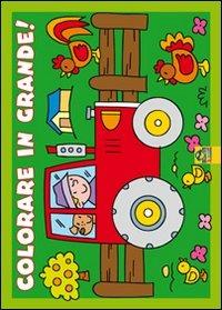 Colorare in grande! Verde. Ediz. illustrata - copertina