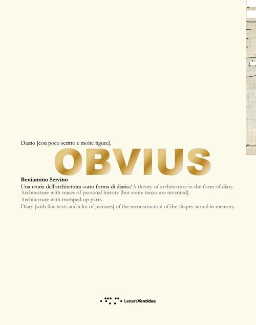 Obvius. Diario (con poco scritto e molte figure) - Beniamino Servino - copertina