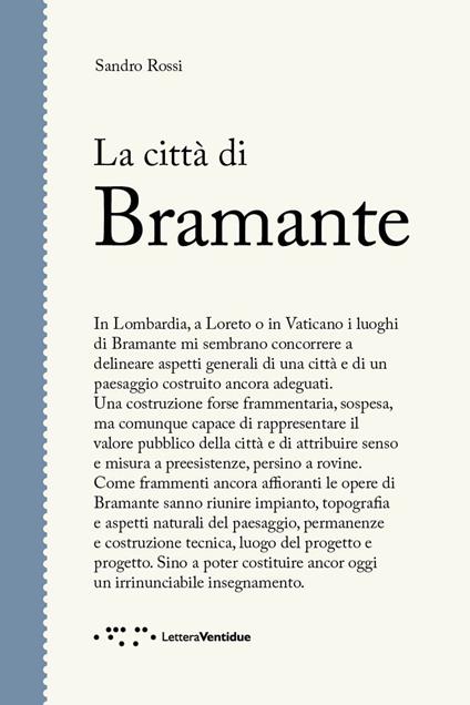 La città di Bramante - Sandro Rossi - copertina
