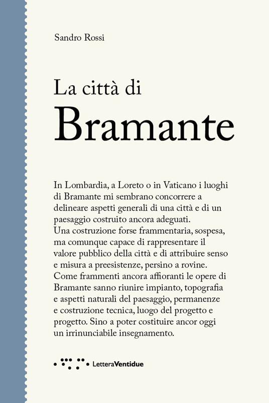 La città di Bramante - Sandro Rossi - copertina