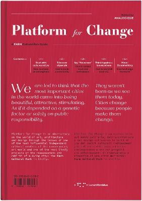 Platform for change. A farm cultural park guide. Ediz. italiana e inglese - copertina