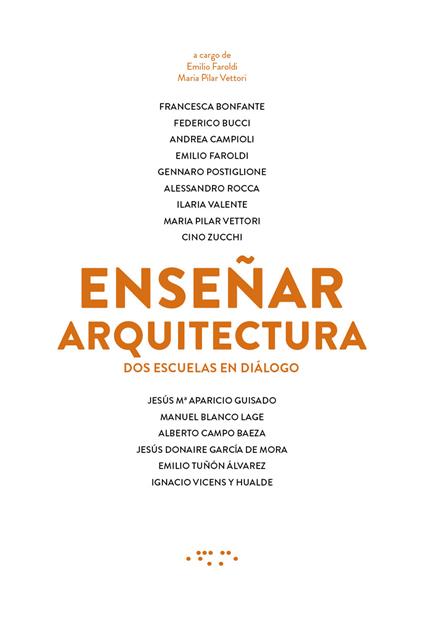 Ensenar arquitectura. Dos escuelas en diálogo - copertina