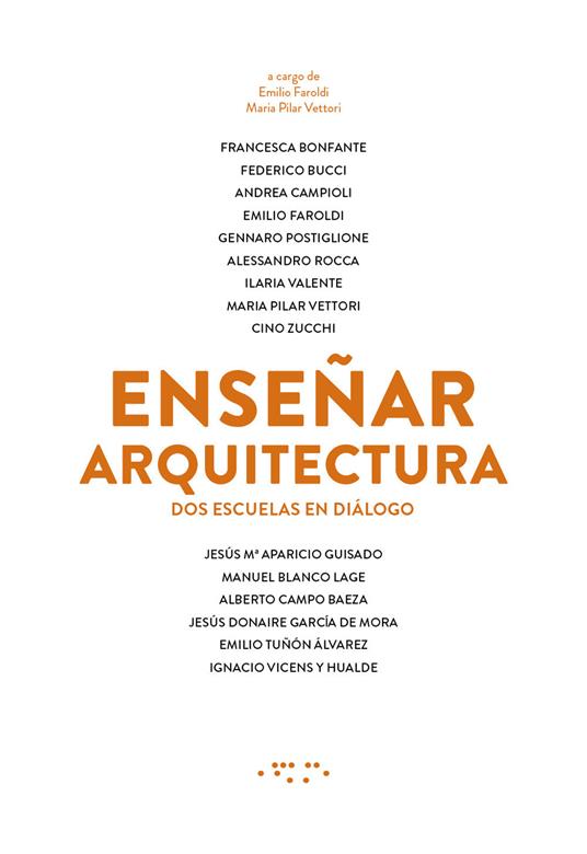 Ensenar arquitectura. Dos escuelas en diálogo - copertina