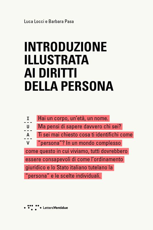 Introduzione illustrata ai diritti della persona - Barbara Pasa - copertina