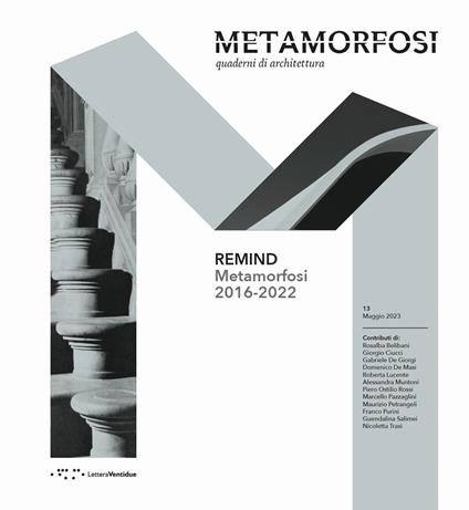 Remind. Metamorfosi 2016-2022. Ediz. italiana e inglese - copertina
