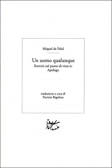 Un uomo qualunque - Miquel de Palol - 2