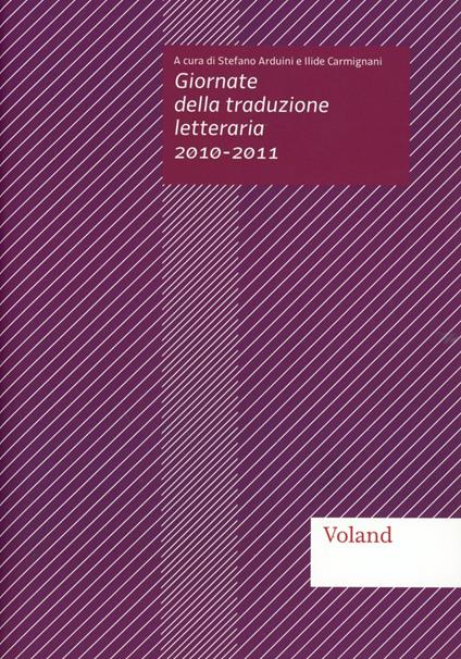 Giornate della traduzione letteraria 2010-2011 - copertina