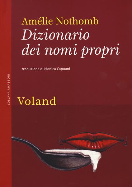 Dizionario dei nomi propri - Amélie Nothomb - copertina