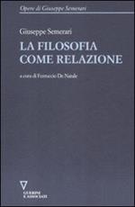 La filosofia come relazione