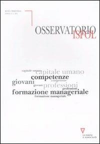 Osservatorio Isfol (2011). Vol. 1 - copertina