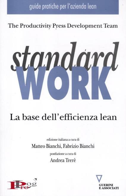 Standard work. La base dell'efficienza lean - copertina