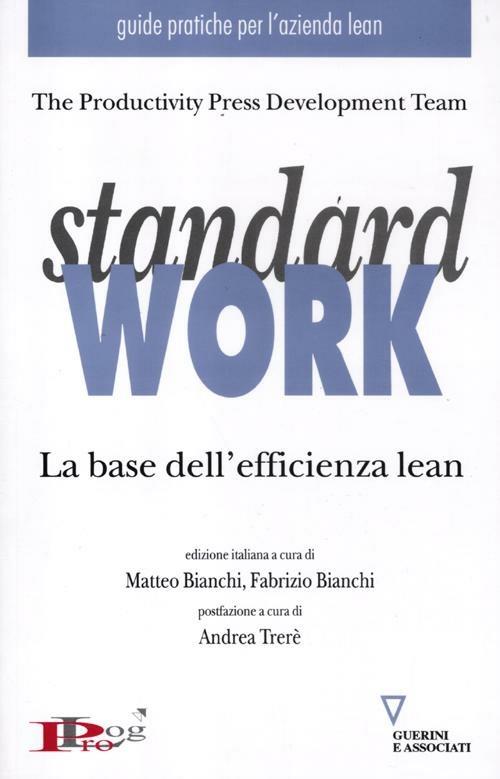 Standard work. La base dell'efficienza lean - copertina