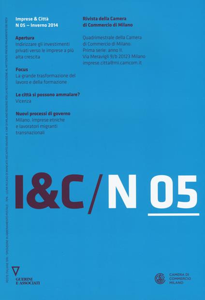 Imprese & città (2014). Vol. 5 - copertina