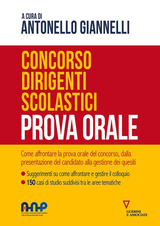 Concorso dirigenti scolastici. Prova orale - copertina